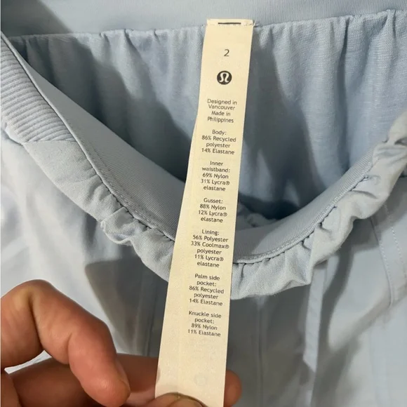 Lululemon Athletica Sky Blue Joggers - Picture 2 of 4
